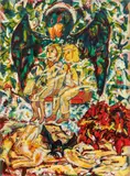 Alfred Klinkan, Two on a bench
