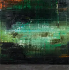 Channel II by Hubert Scheibl, 1995-96, oil on canvas, sold Dec 2019