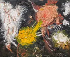 Rudolf Polanszky, Untitled, 1983, oil on canvas; framed