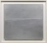 Otto Muehl, Rakelbild, 1988, acrylic, bitumen, mixed media on canvas; framed