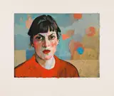 Xenia Hausner, Manhattan, hand-coloured lithograph; unframed