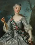Jean-Marc Nattier, Portrait of an elegant lady as Venus, oil on canvas