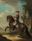 Johann Georg de Hamilton, Equestrian portrait of Joseph II. (1741-1790), c. 1770, oil on canvas