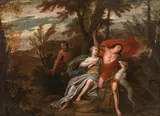 Frans Wouters, Cephalus and Aura (or „Diana and Actaeon“), oil on canvas