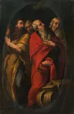 Daniele Crespi, Noah and prophets, oil on canvas