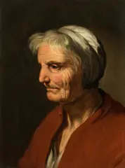 Abraham Bloemaert, Portrait of an old lady, 1641, oil on panel