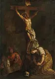 Crucifixion by called Kremser-Schmidt Martin Johann Schmidt, oil on canvas, unframed, sold Oct 2019
