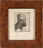 Rembrandt Harmensz van Rijn, Screaming man with fur hat