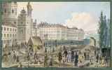 Balthasar Wigand, Ihre Majestäten besehen die Arbeiten der Canalgräber am Glazis