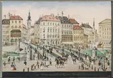 Balthasar Wigand, Die Ferdinandsbrücke in Wien, watercolour on paper
