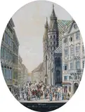 Balthasar Wigand, Wien vom Stock im Eisen gesehen