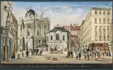 Balthasar Wigand, Der Michaelerplatz und Burgtheater in Wien