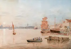 Jakob Alt, View of Venice, 1840, watercolour on paper