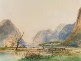 Rudolf von Alt, Lake in the Salzkammergut