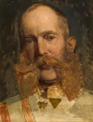 Karl Karger, Portrait of Emperor Franz Joseph I., oil on canvas