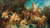 Hans Makart, Bacchus and Ariadne (The triumph of Ariadne), oil on canvas