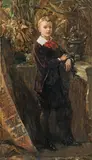 Hugo Charlemont, Portrait of a boy, 1882, oil on panel