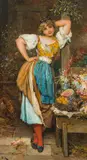 Hans Zatzka, The florist