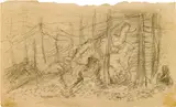 In the Bohemian Forest by Alfred Kubin, pencil on paper, sold Jun 2019