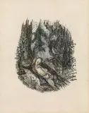 Alfred Kubin, Self-portrait in the woods