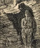 Alfred Kubin, Gypsy woman