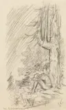 Im Böhmerwald by Alfred Kubin, pencil on paper, offered Jun 2019