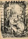 Alfred Kubin, Illustration for Huch: Neue Träume