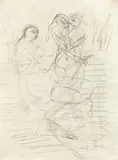 Der Nöck by Alfred Kubin, pencil on paper, offered Jun 2019