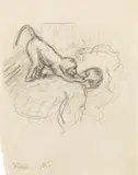 Fieber by Alfred Kubin, pencil on paper, sold Jun 2019