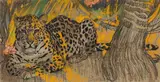 Leopard by Ludwig Heinrich Jungnickel, coloured chalk on paper, sold Jun 2019