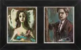 Hans Fronius, Double portrait of Hans and Christine Fronius, 1952, oil on cardboard