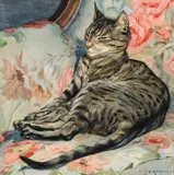 Norbertine Bresslern-Roth, Lying cat