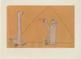 Fritz von Herzmanovsky-Orlando, Egypt, 1916, pencil, watercolour on paper