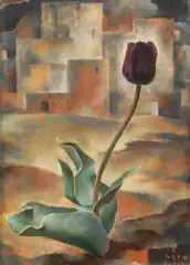 Ernst Nepo, Tulip, 1933, pastel on paper