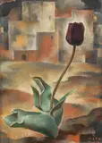 Ernst Nepo, Tulip, 1933, pastel on paper