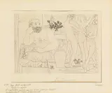 Pablo Picasso, Le sculpteur couché, 1934, etching