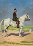 Carl Franz Bauer, A horseman