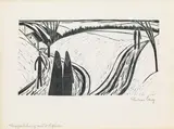 Werner Berg, Weggabelung mit 6 Figuren