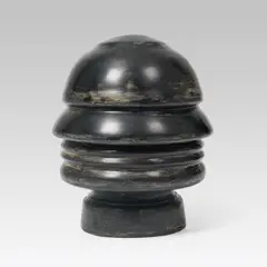 Renato Bertelli, Profilo continuo (head of Mussolini), 1933, terracotta, black patinated