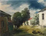 Victor Pipal, Am Bisamberg, oil on canvas