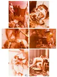 Otto Muehl, Aktionen 66-69, 1984, portfolio: 1 cover sheet, 1 screen print, 6 colour photos