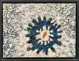 Gunter Damisch, Ringwelt, 1989, oil on canvas; framed