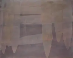 Erwin Bohatsch, Untitled, 1997, oil on canvas; unframed
