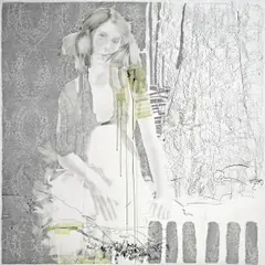Sevda Chkoutova, verblüht_06, 2007, graphite pencil and watercolour on paper; framed