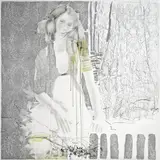 Sevda Chkoutova, verblüht_06, 2007, graphite pencil and watercolour on paper; framed