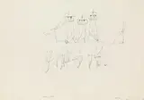 Paul Flora, Harlekins auf Eseln