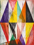 Bernd Ribbeck, Untitled, 2008, acrylic, pigment marker, ballpoint on MDF; unframed