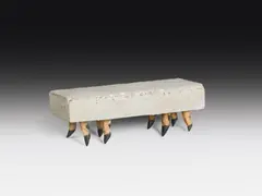 Christian Eisenberger, Untitled, 2008/09, concrete block on eight roe deer paws