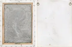 Christian Eisenberger, Betonbild, 2007, frame with canvas, filled with concrete