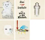 mixed lot of 5 paper works by Zenita Komad, 2010, mixed media, collage on paper; framed, offered Jun 2019